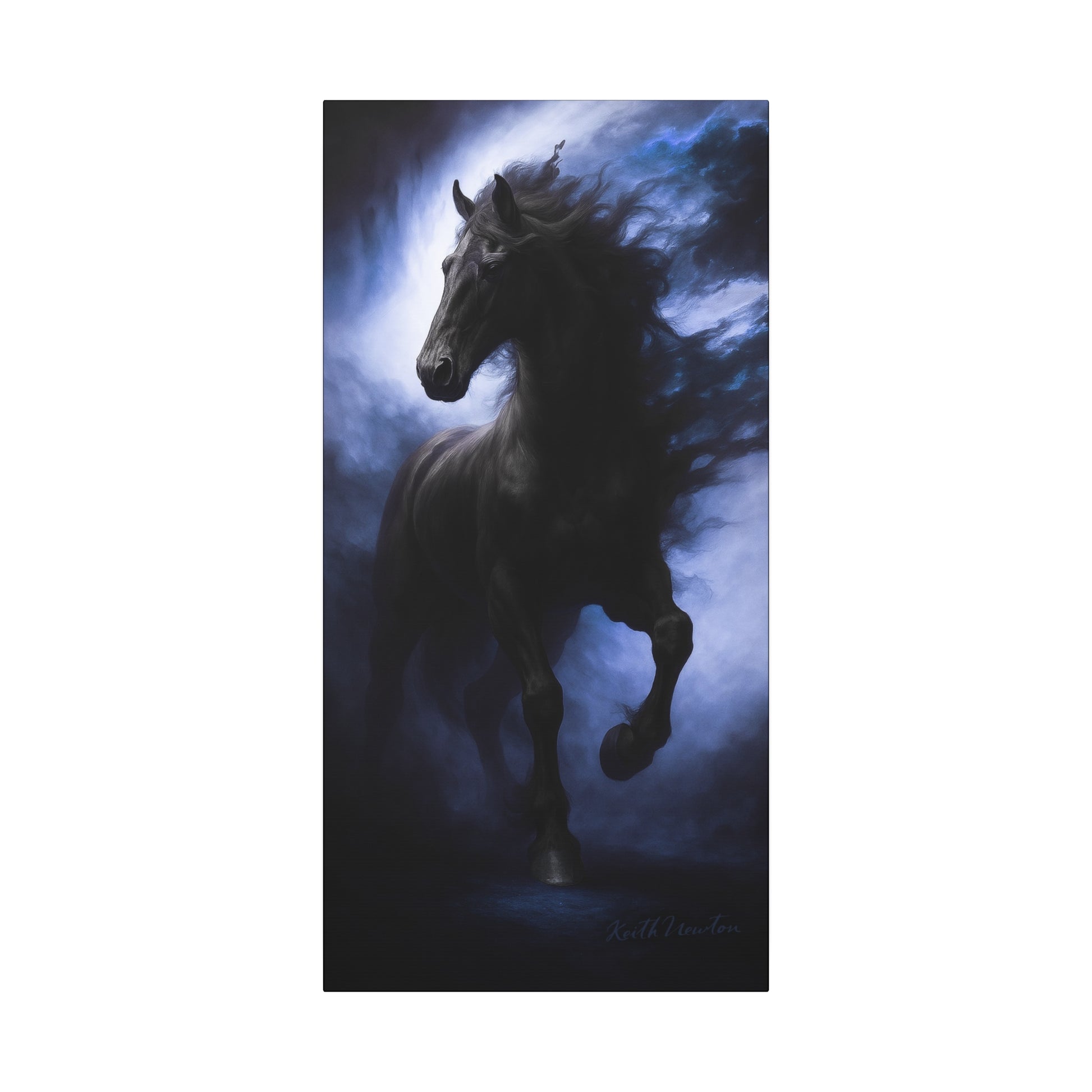 Stallion in the Mist