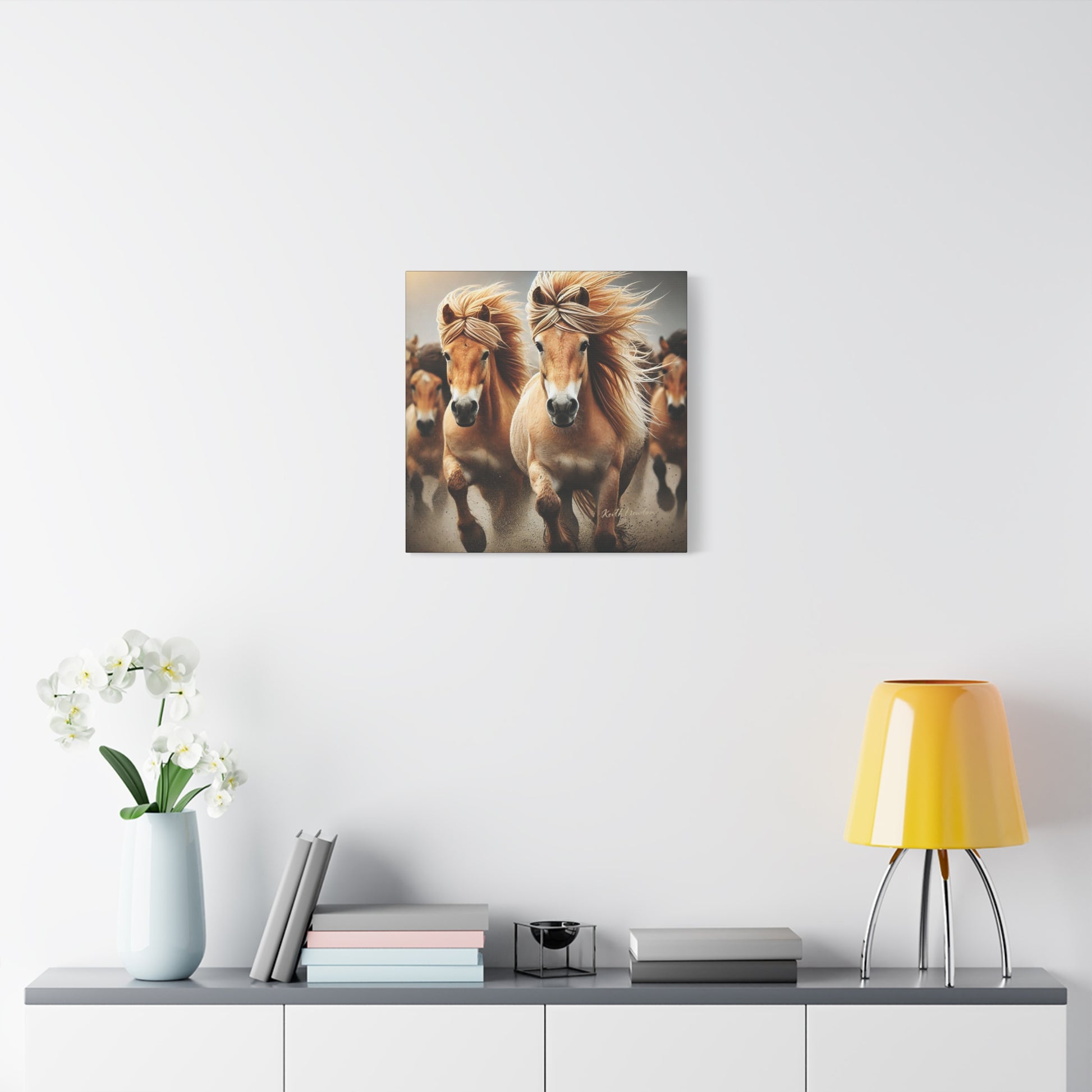 Wild Palomino Horses