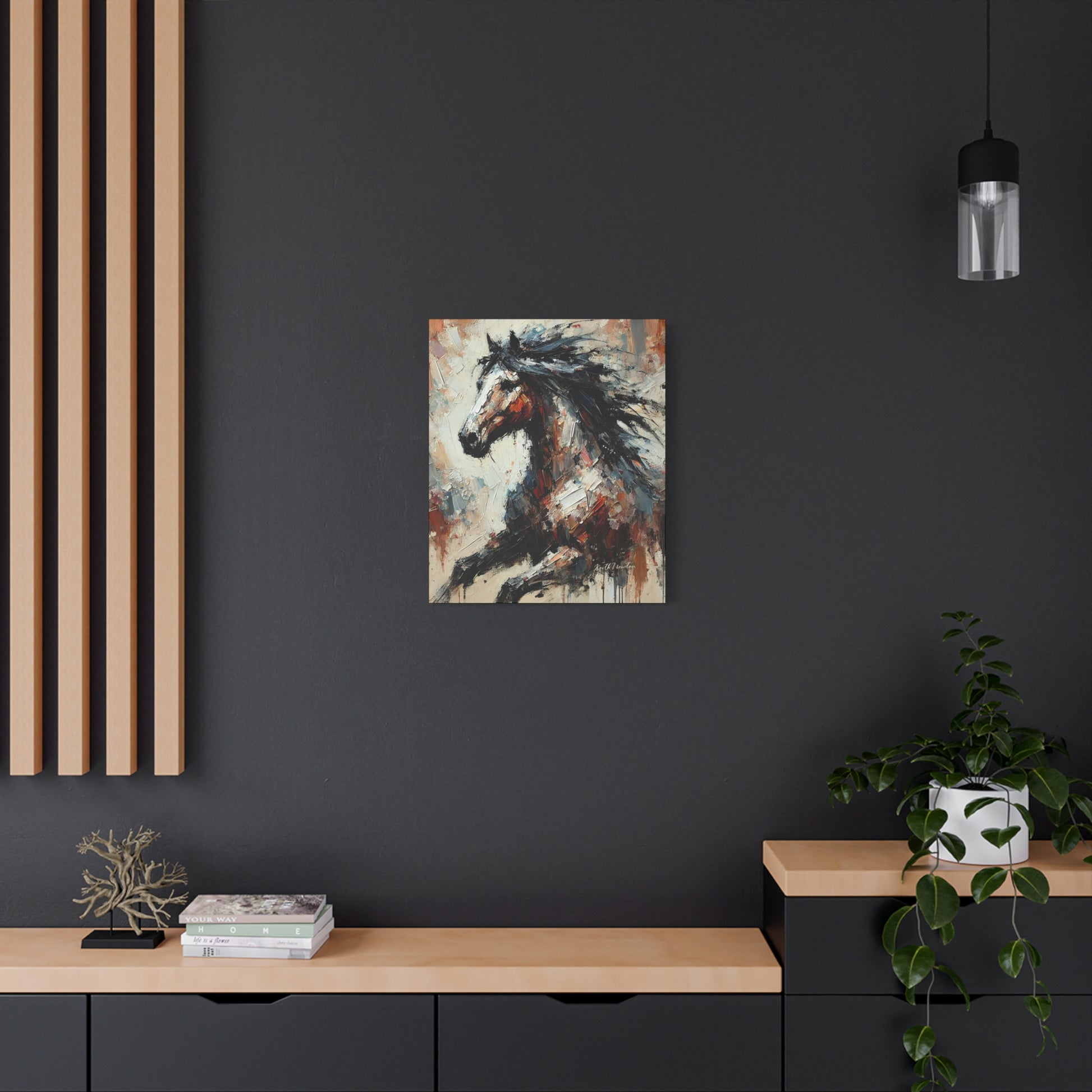 Abstract Paint Horse