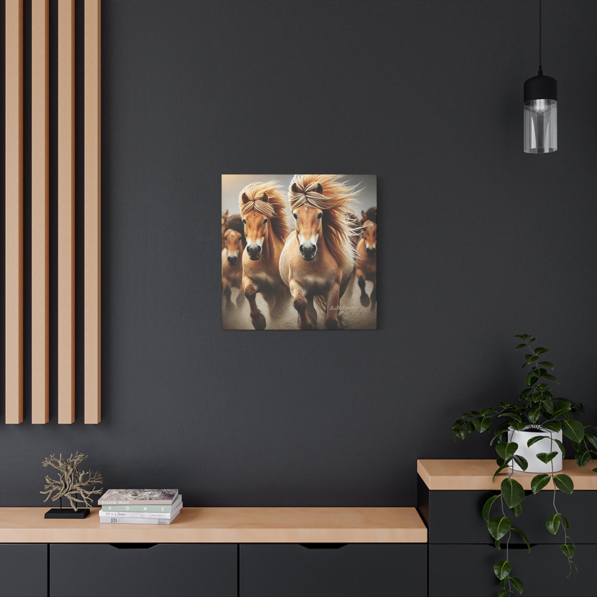 Wild Palomino Horses