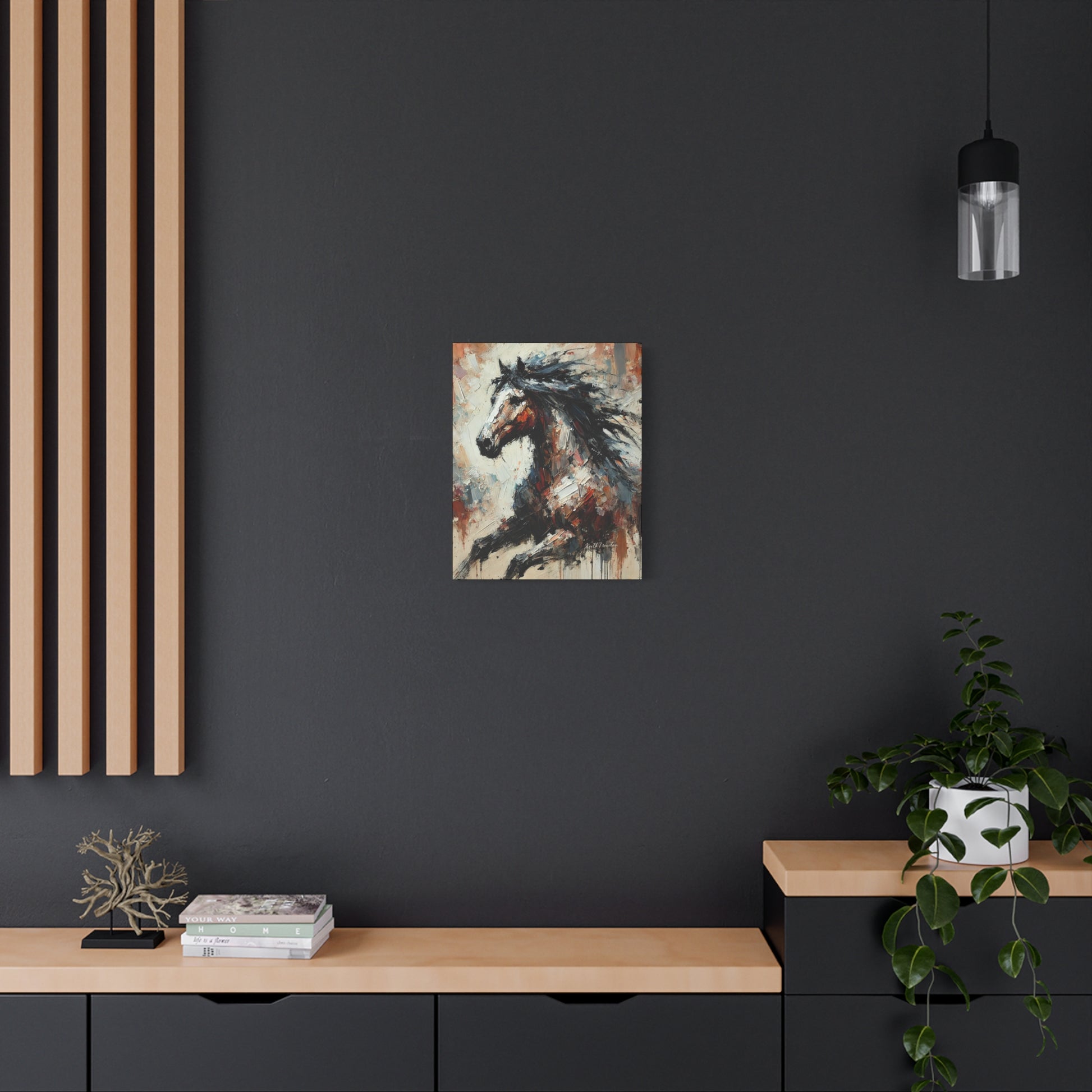 Abstract Paint Horse