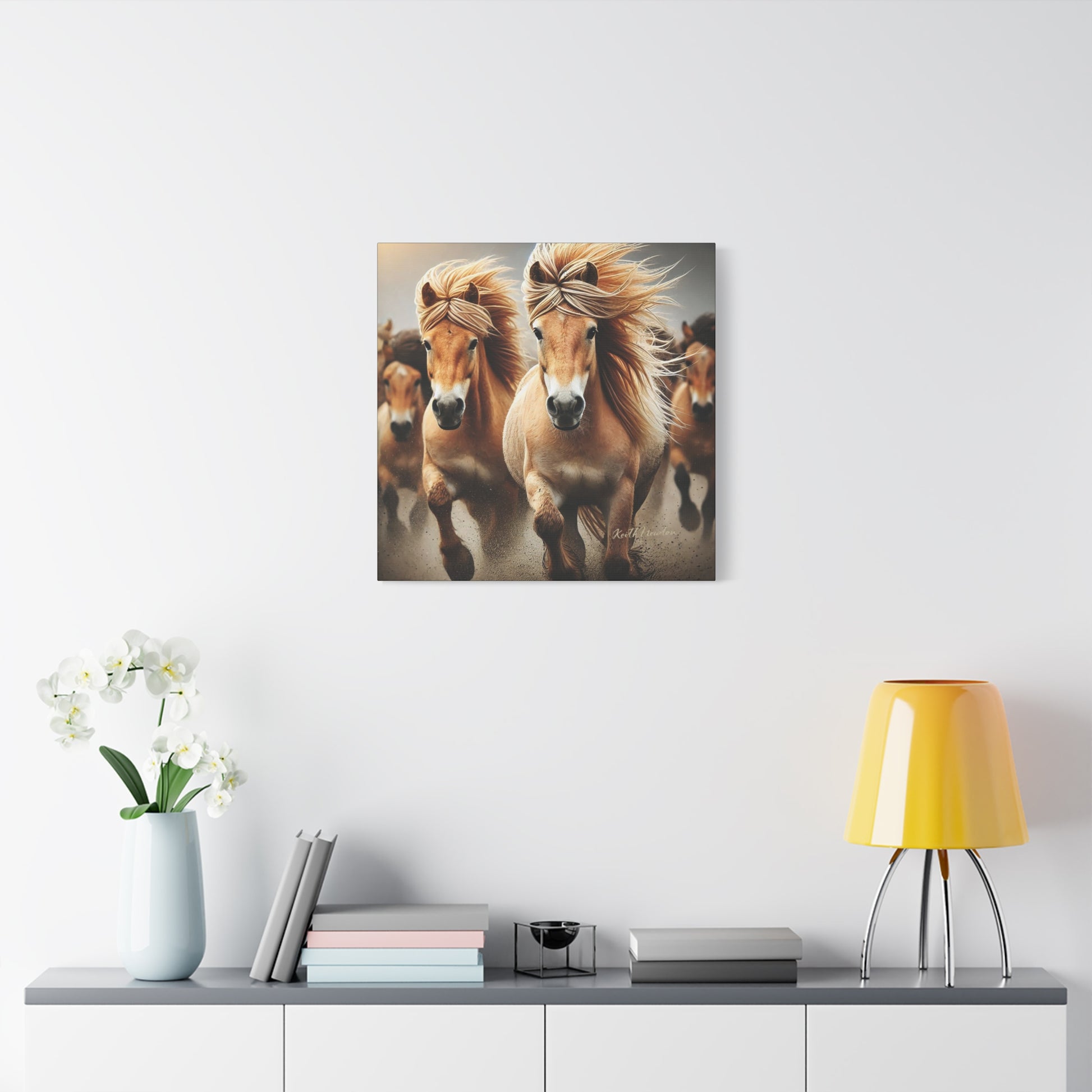 Wild Palomino Horses