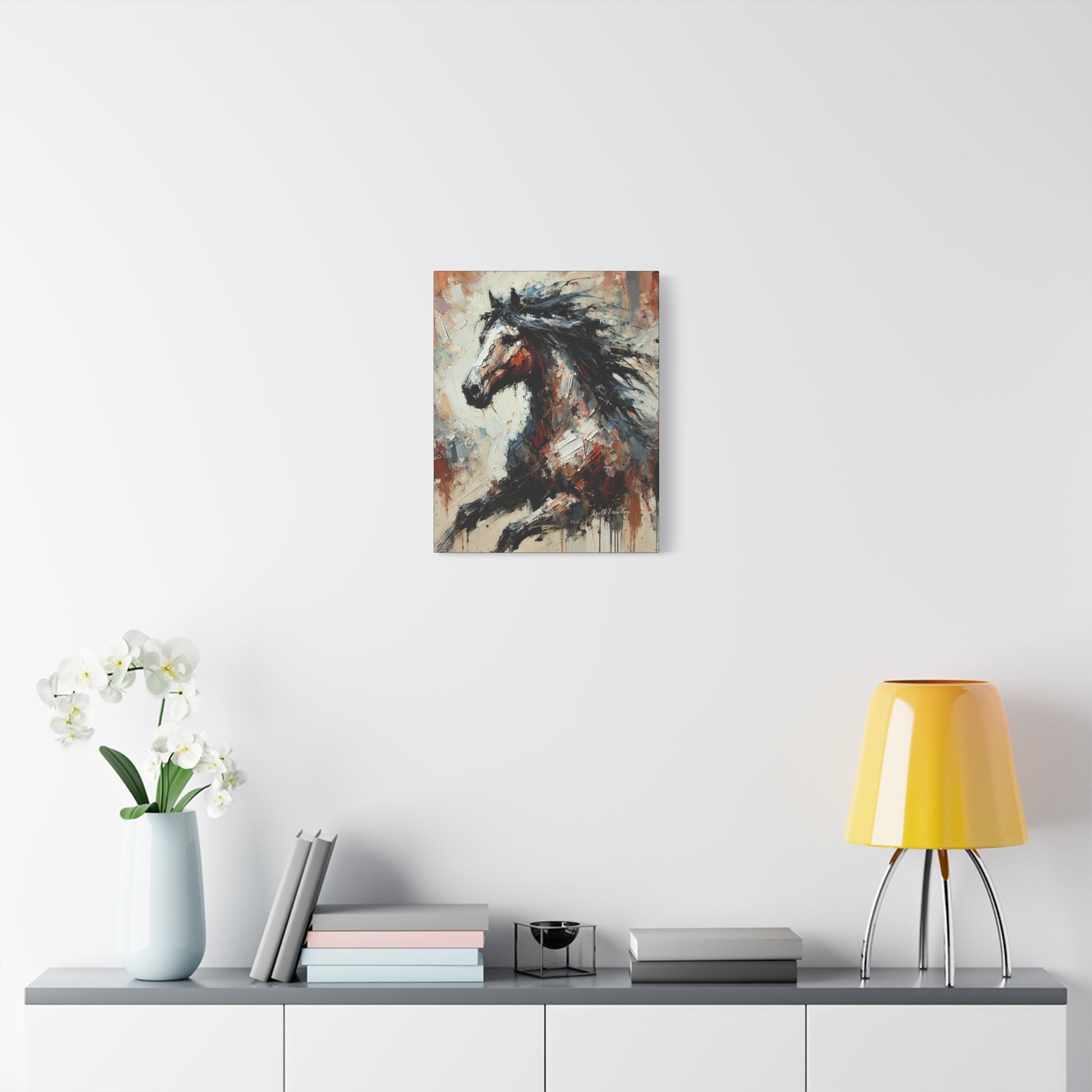 Abstract Paint Horse