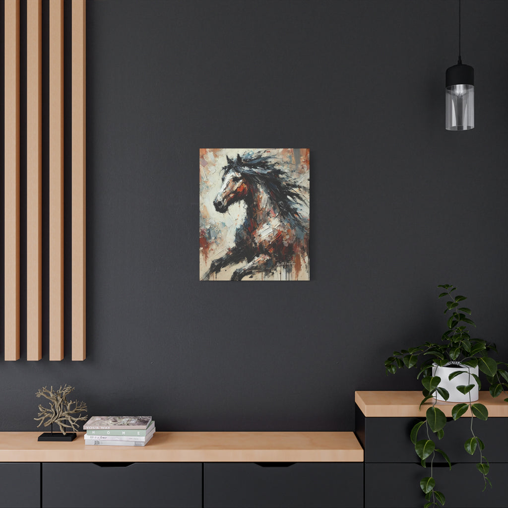 Abstract Paint Horse