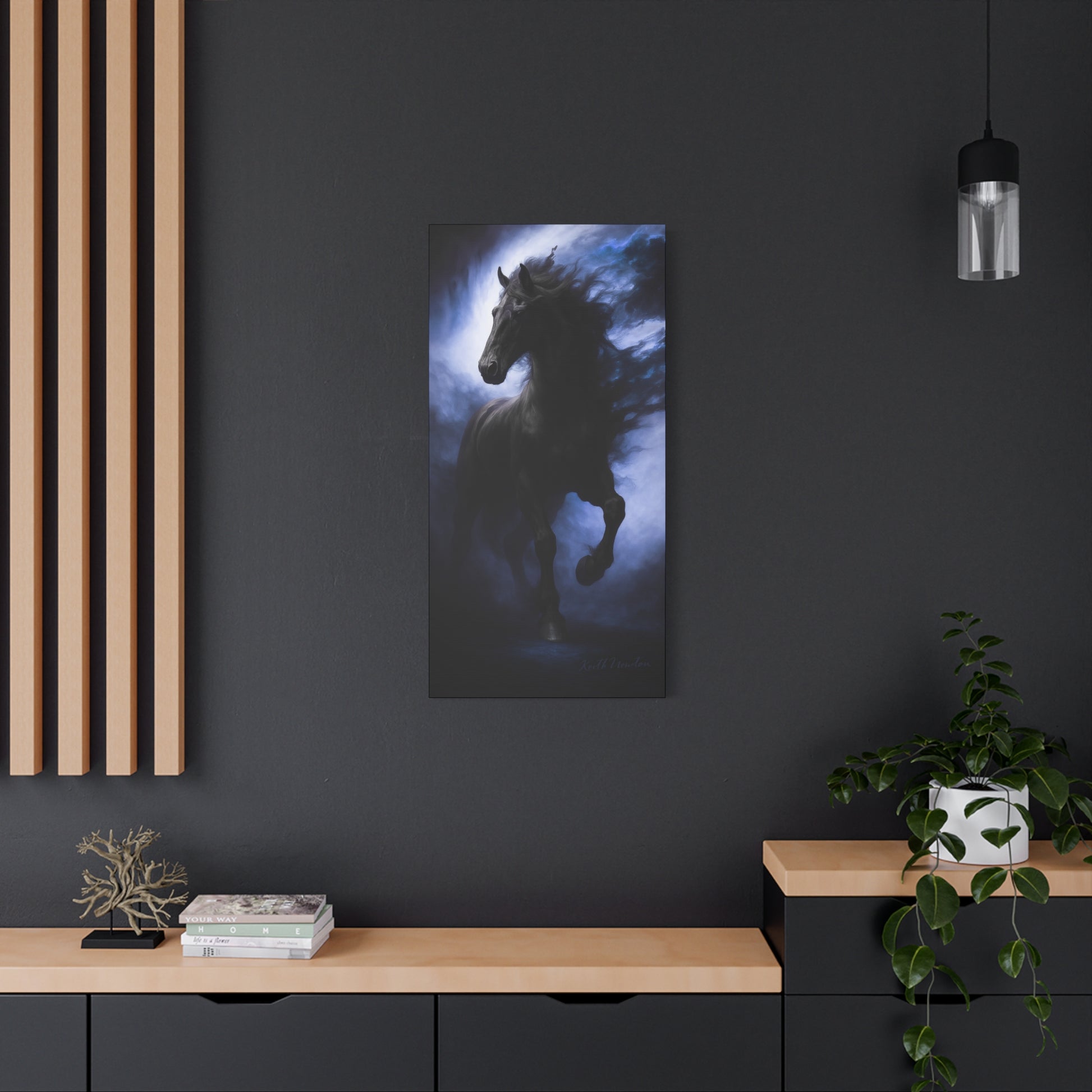 Stallion in the Mist