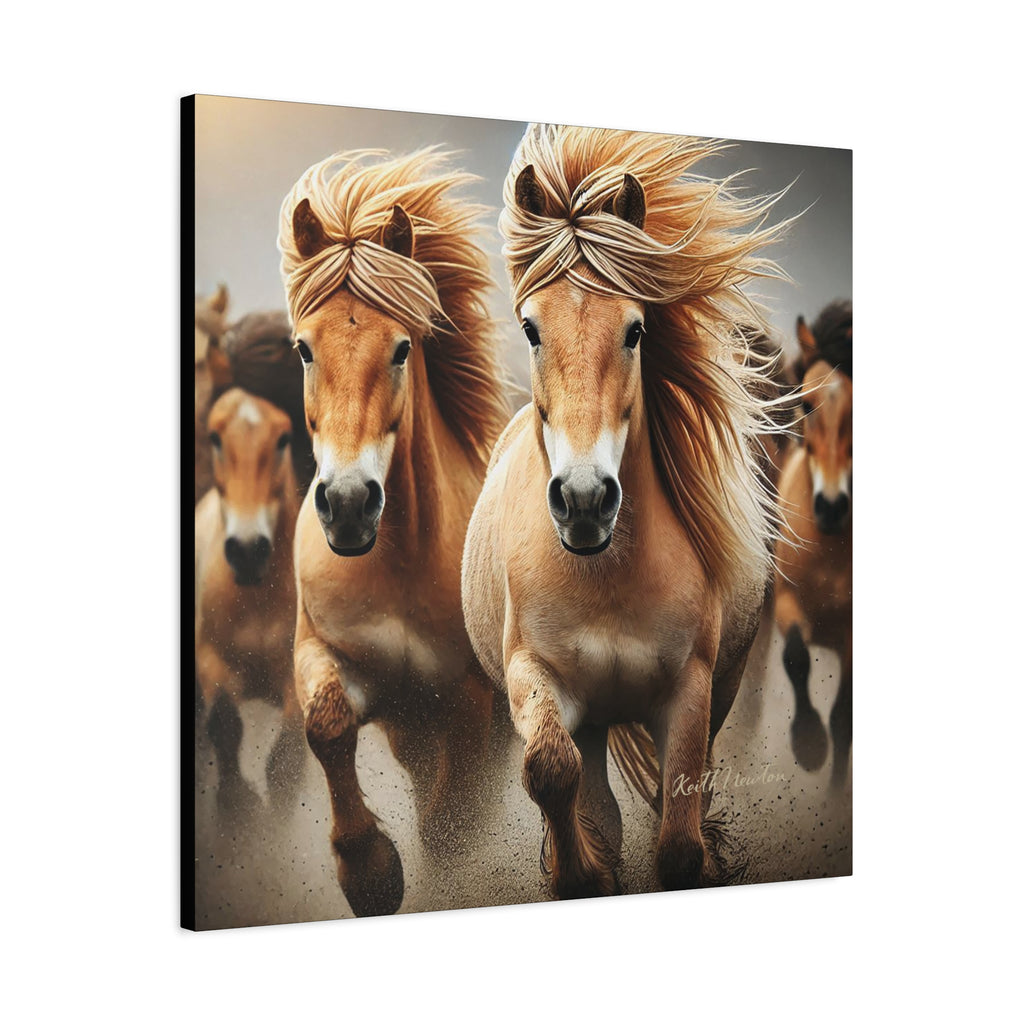 Wild Palomino Horses