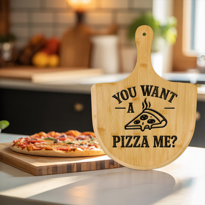 You Want a Pizza Me? Bamboo Pizza Board