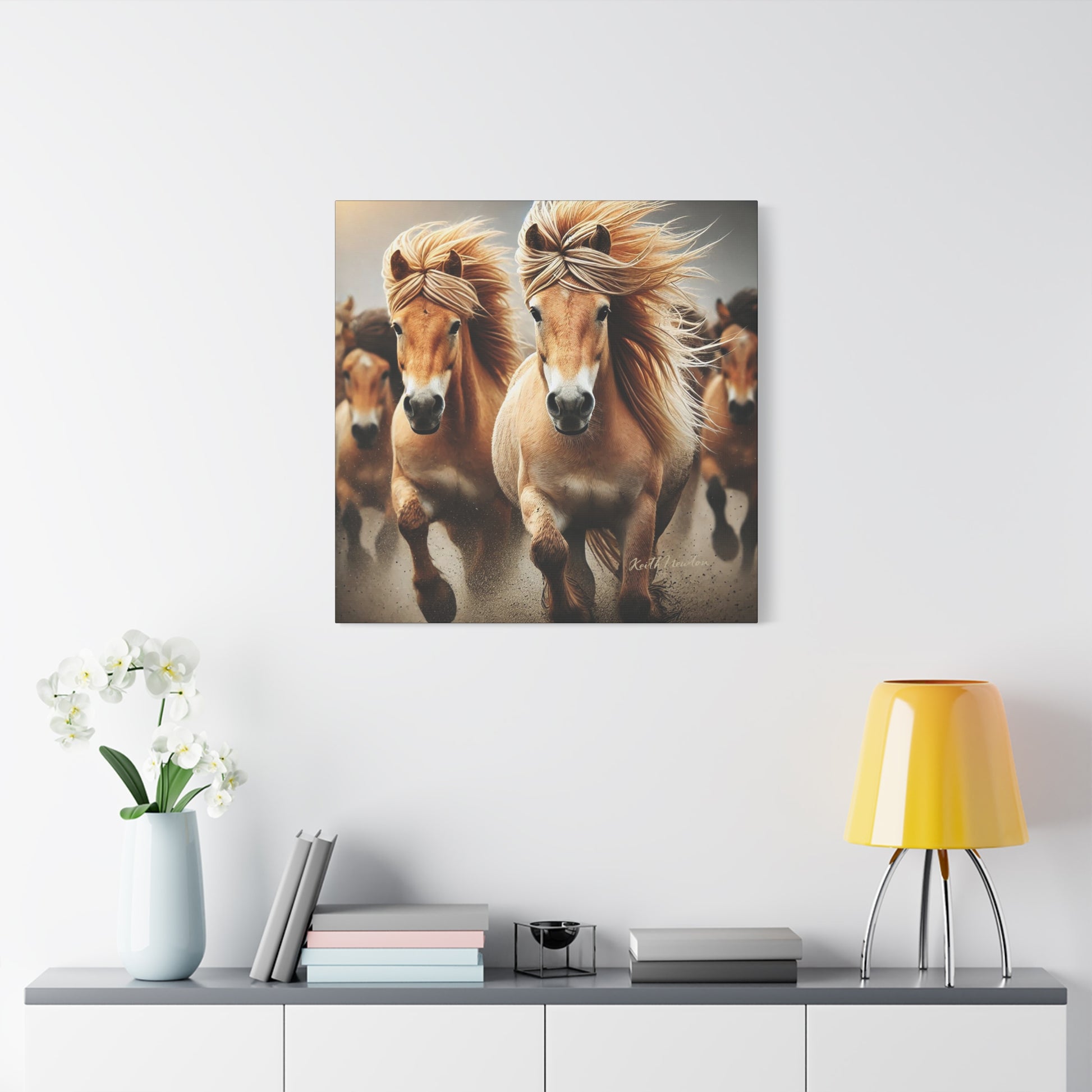 Wild Palomino Horses