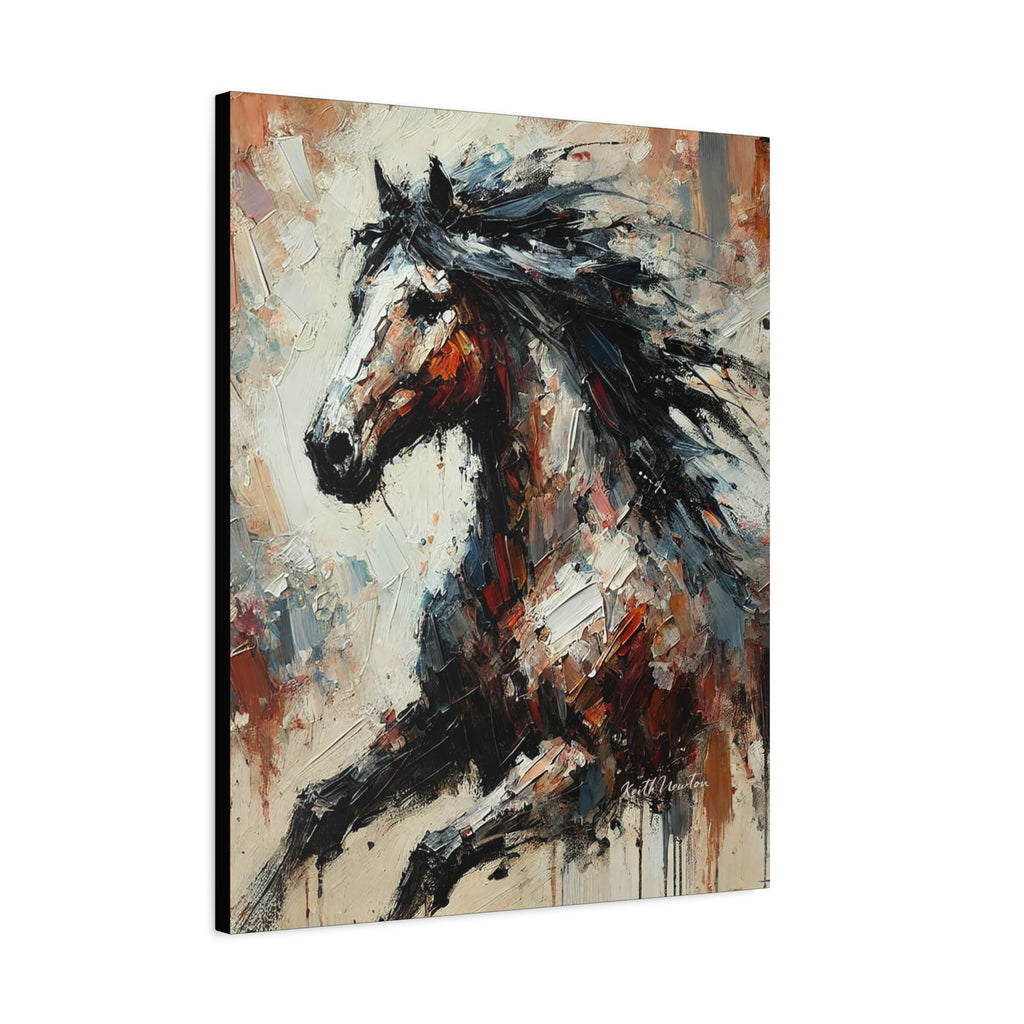 Abstract Paint Horse