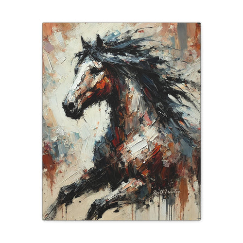 Abstract Paint Horse